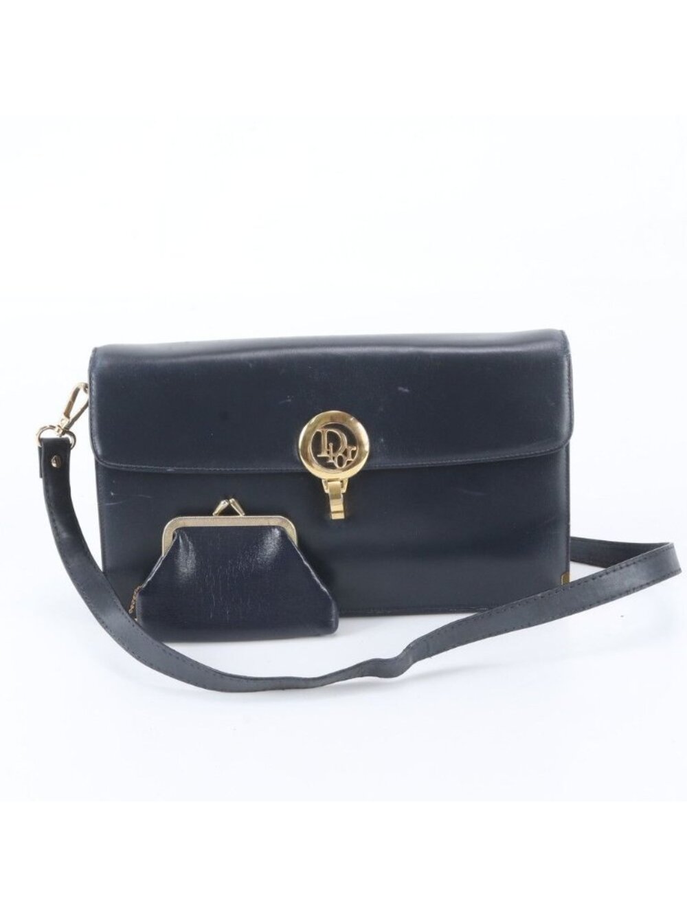 Dior Vintage Leather Shoulder Bag